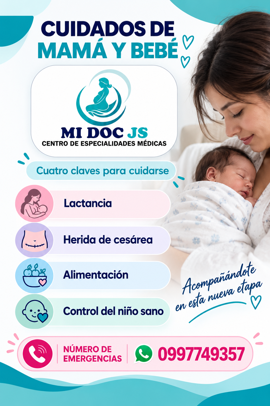 CLAVES PARA CUIDARSE MAMÁ Y BEBÉ